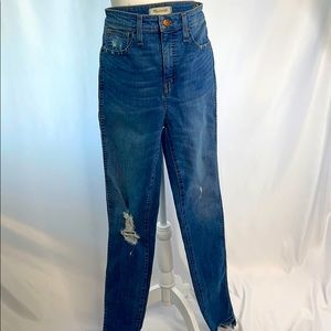 Nwot Madewell Curvy High-Rise Skinny Jeans 27 Tall - image 1